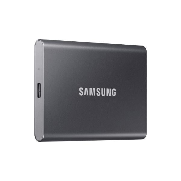 Samsung MU-PC2T0T/WW T7 Portable SSD, 2000 GB, USB Type-C, 3.2 Gen 2, 1050 MB/s, Password, Grey