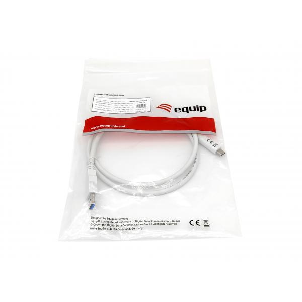 Equip 12836307101 USB 3.2 Gen 1 Type-C to A Cable, M/M, 1 m, USB A, USB C, USB 3.2 Gen 1, White