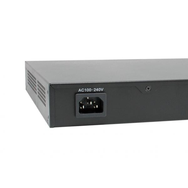 LevelOne GEP-2821 GEP-2821, Unmanaged, Gigabit Ethernet (10/100/1000), PoE, Rack mount, 1U