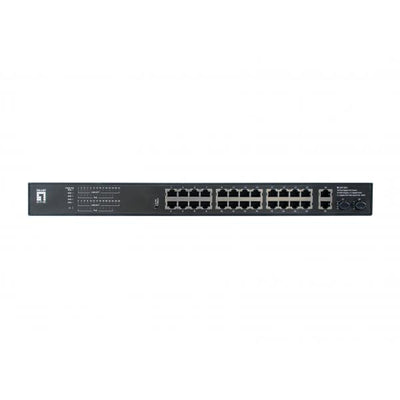 LevelOne GEP-2821 GEP-2821, Unmanaged, Gigabit Ethernet (10/100/1000), PoE, Rack mount, 1U