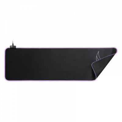 L33T Gaming 160406 Asar Bardagi XXL RGB Gaming mousepad, Fast surface. 920 x 294 x 3 mm, Black