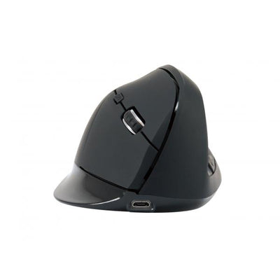 Conceptronic LORCAN03B LORCAN ERGO 6-Button Ergonomic Bluetooth Mouse, Right-hand, Optical, 1600 DPI