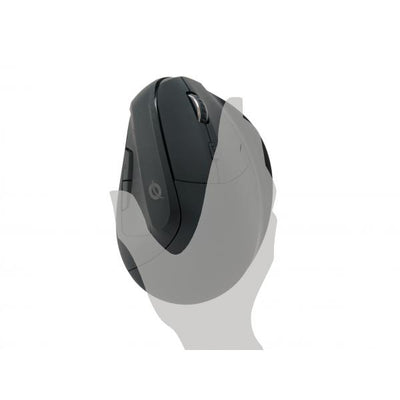 Conceptronic LORCAN03B LORCAN ERGO 6-Button Ergonomic Bluetooth Mouse, Right-hand, Optical, 1600 DPI