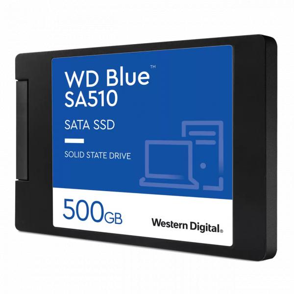 Western Digital WDS500G3B0A BLUE SSD, 500GB, 2.5", SATA3, 3D, 560/ 510 MB/s, 95000 / 84000 IOPS