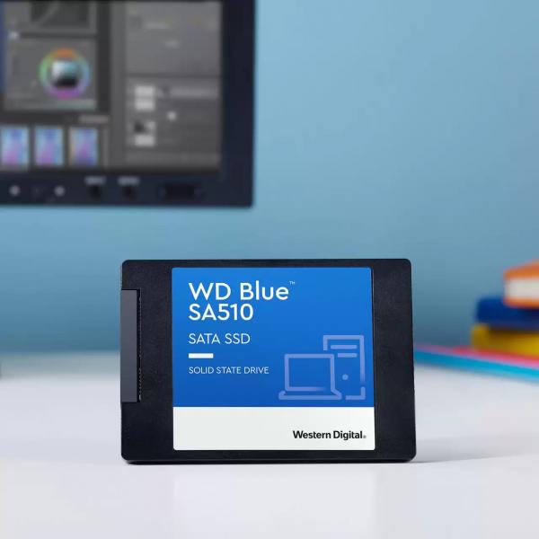 Western Digital WDS500G3B0A BLUE SSD, 500GB, 2.5", SATA3, 3D, 560/ 510 MB/s, 95000 / 84000 IOPS