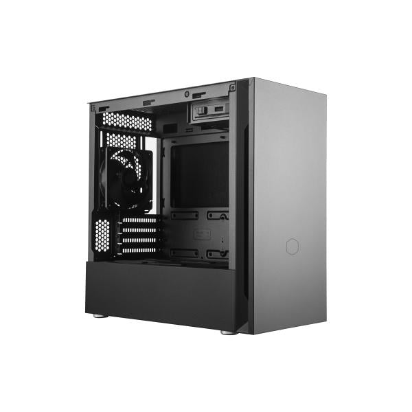 Cooler Master MCS-S400-KN5N-S00 Silencio S400 without TG Mini-Tower, mATX, 4x 2.5", 2x 120mm, Black