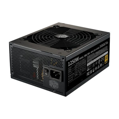 Cooler Master MPE-C501-AFCAG-EU MWE Gold V2, ATX 1250W, RTX Ready, Modular, 140mm, Black