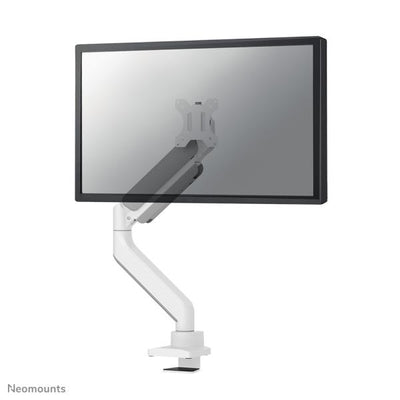 Neomounts DS70-450WH1 Full-Motion Desk Mount, 17 - 42 inch, Topfix clamp & grommet