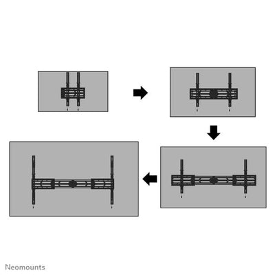 Neomounts WL35S-950BL19 Neomounts Select Screen Wall Mount, tilt, VESA 800X600-1500X900mm