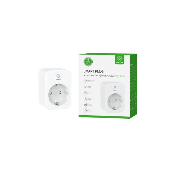 WOOX R6118-2pack Smart Plug EU, Schucko with energy monitoring