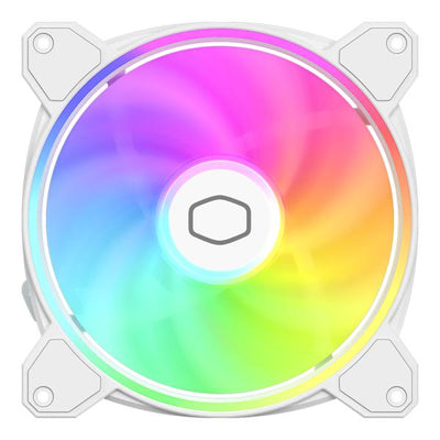 Cooler Master MFL-B4DW-16NP2-R2 MasterFan MF140 Halo2 White Edition, 140 mm 27 dBa, 59.51 CFM, Whit