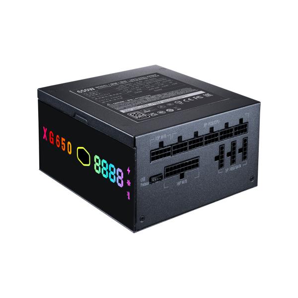 Cooler Master MPG-6501-AFBAP-XEU XG650 Platinum Plus, 650W ATX, >92%, 135 mm, < 25 dBA, 4x PCIe 6+2