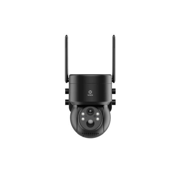 WOOX R3569 outdoor PTZ camera en zonnepaneel kit