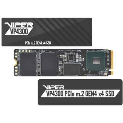 Patriot VP4300L2TBM28H Viper VP4300 Lite SSD, 2 TB, M.2 2280, PCIe Gen4 x4, 7400 MB/s, 800K IOPS