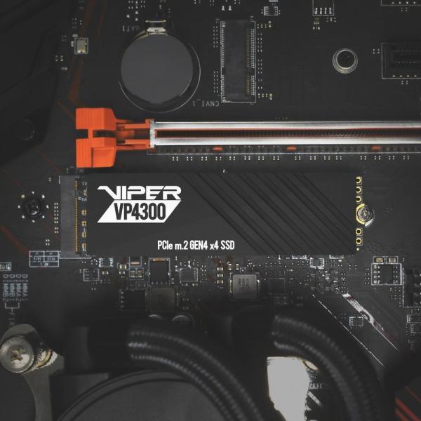 Patriot VP4300L2TBM28H Viper VP4300 Lite SSD, 2 TB, M.2 2280, PCIe Gen4 x4, 7400 MB/s, 800K IOPS
