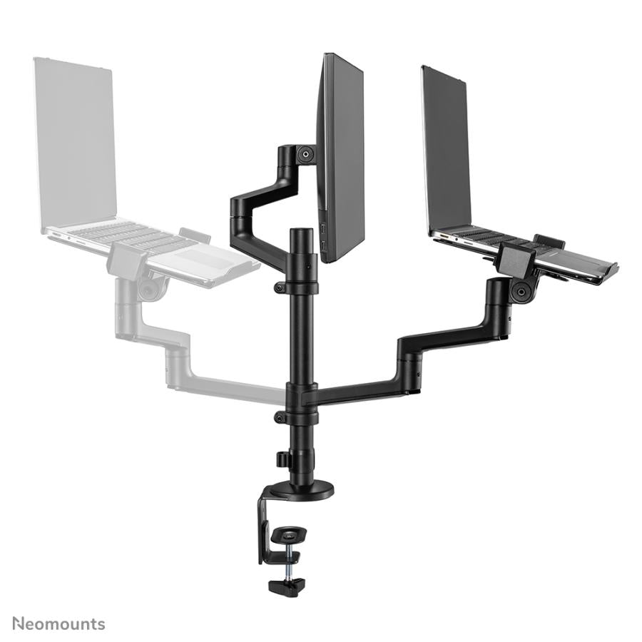Neomounts DS20-425BL2 Monitor desk-mount, 17" - 27", 8 kg, 360°, Black