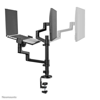Neomounts DS20-425BL2 Monitor desk-mount, 17" - 27", 8 kg, 360°, Black