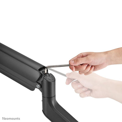 Neomounts DS70PLUS-450BL1 Full-motion Monitor Arm Desk Mount, 17 - 42", 18 kg, 100x100 mm, Black
