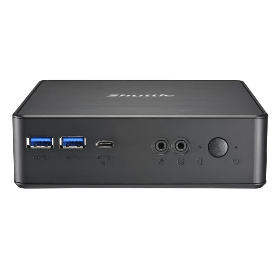 Shuttle PFB-NC40U001 NC40U XPC Nano PC NC40U Mini PC barebone, Intel 7305U, 6x USB3.2, 2x M.2, LAN