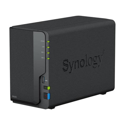 Synology DS223 DiskStation NAS/storage server, Ethernet LAN, RTD1619B
