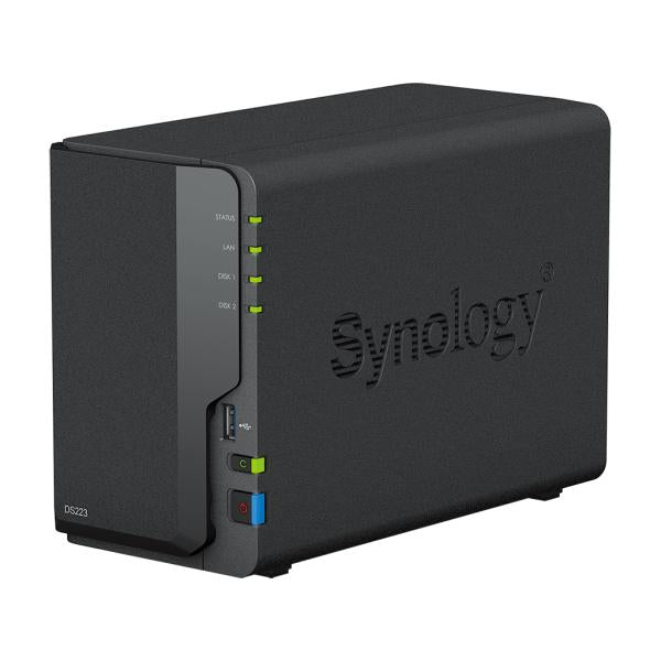 Synology DS223 DiskStation NAS/storage server, Ethernet LAN, RTD1619B