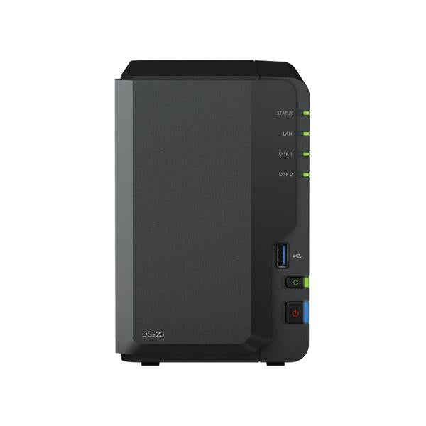 Synology DS223 DiskStation NAS/storage server, Ethernet LAN, RTD1619B