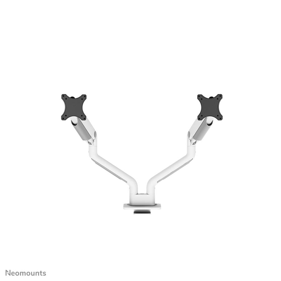 Neomounts DS70S-950WH2 Full-motion desk mount, 2x 17" - 35", 18 kg, 100x100 mm, Silver
