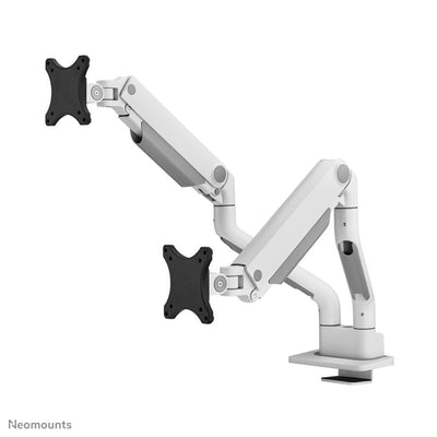 Neomounts DS70S-950WH2 Full-motion desk mount, 2x 17" - 35", 18 kg, 100x100 mm, Silver