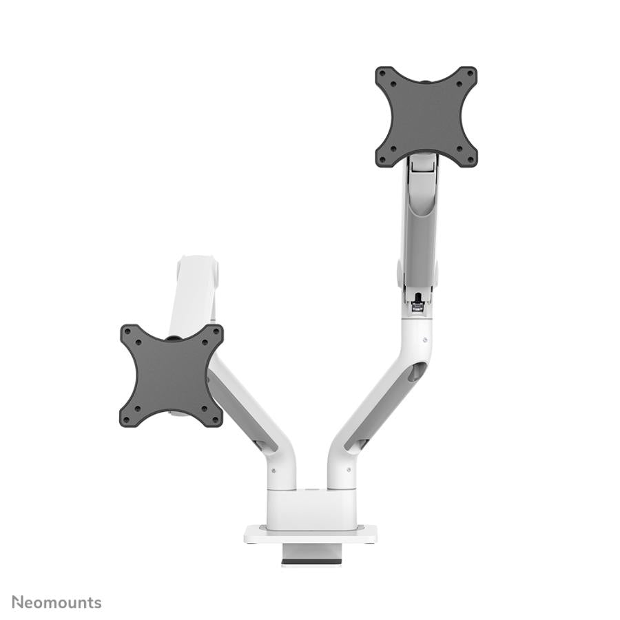 Neomounts DS70S-950WH2 Full-motion desk mount, 2x 17" - 35", 18 kg, 100x100 mm, Silver