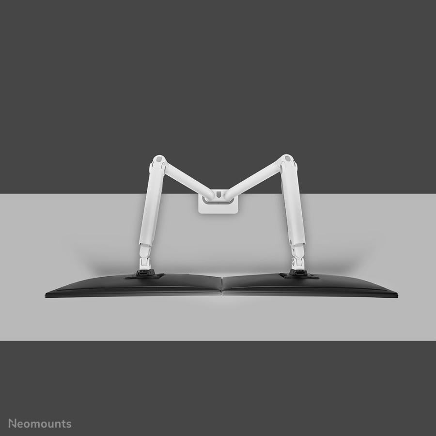 Neomounts DS70S-950WH2 Full-motion desk mount, 2x 17" - 35", 18 kg, 100x100 mm, Silver