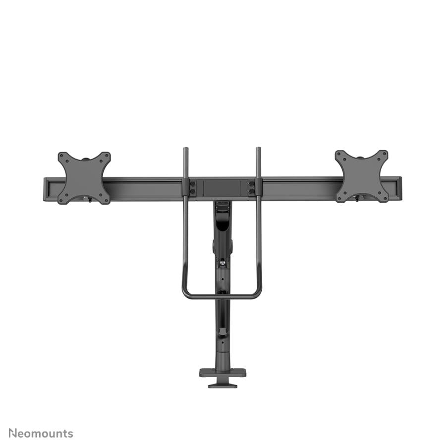 Neomounts DS75S-950BL2 Full-motion desk mount, 2x 17" - 27", 8kg, 100x100 mm, Black
