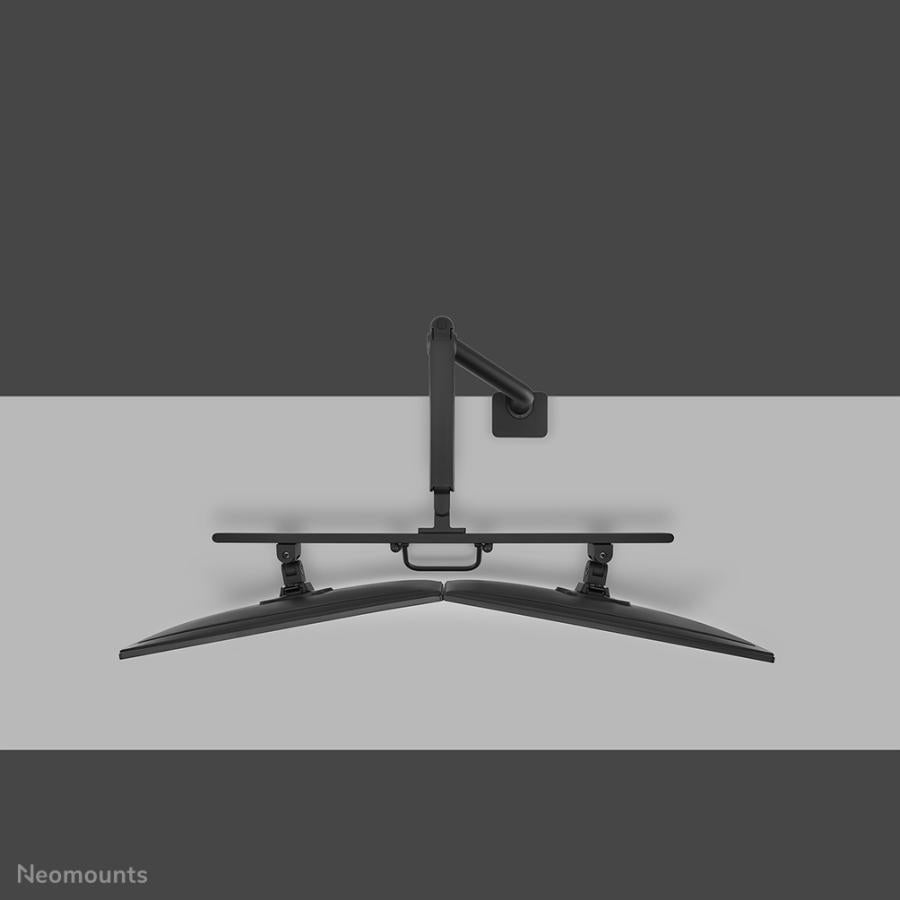 Neomounts DS75S-950BL2 Full-motion desk mount, 2x 17" - 27", 8kg, 100x100 mm, Black