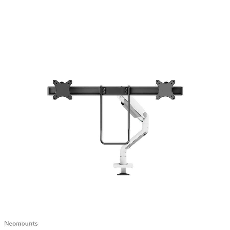 Neomounts DS75S-950WH2 Full-motion desk mount, 2x 17" - 27", 8 kg, 100x100 mm, Black