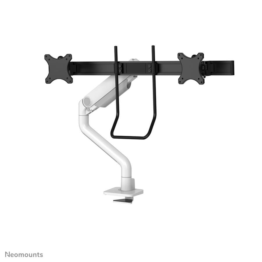 Neomounts DS75S-950WH2 Full-motion desk mount, 2x 17" - 27", 8 kg, 100x100 mm, Black