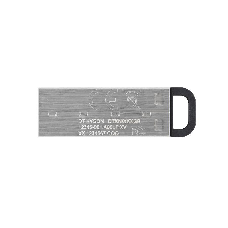 Kingston DTKN/256GB DataTraveler Kyson USB Flash Drive, 256 GB, USB 3.2 Type-A, 200/ 60 MB/s, Silver