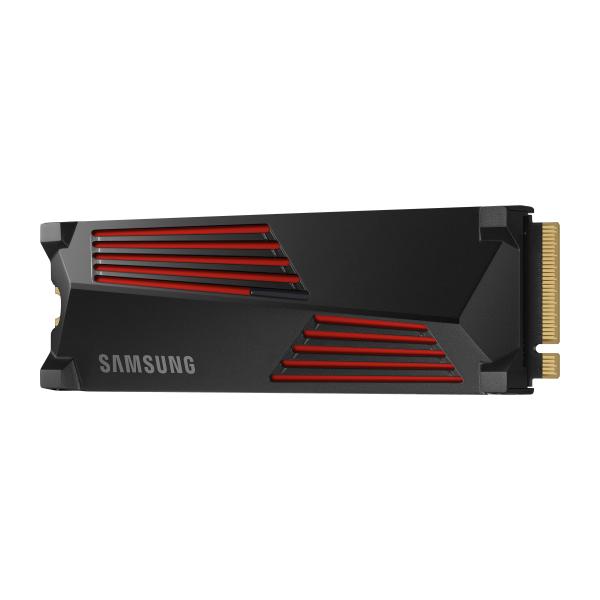 Samsung MZ-V9P4T0CW 990 Pro SSD, 4 TB, M.2 NVME, 7450 MB/s, Heatsink, 7450/ 6950 MB/s