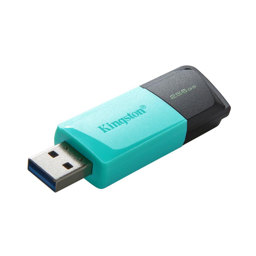 KIngston DTXM/256GB Datatraveler Exodia M, 256 GB, USB 3.2 Gen 1, Black/ Turqoise, Slide
