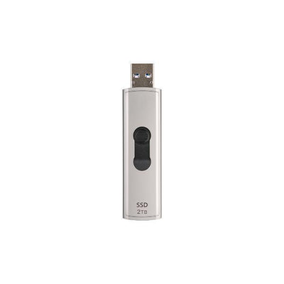 Transcend TS2TESD320A ESD320A External SSD, 2 TB, USB 10Gbps, Type-A, 1050/ 950 MB/s, Silver