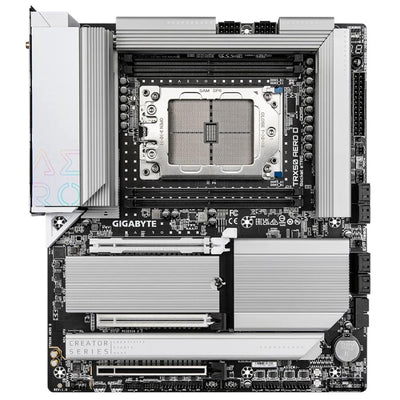 Gigabyte TRX50 AERO D, AMD TR5, AMD Ryzen™ Threadripper™, DDR5 DIMM, USB 3.2 Gen 2, 2.5 GbE, WI-