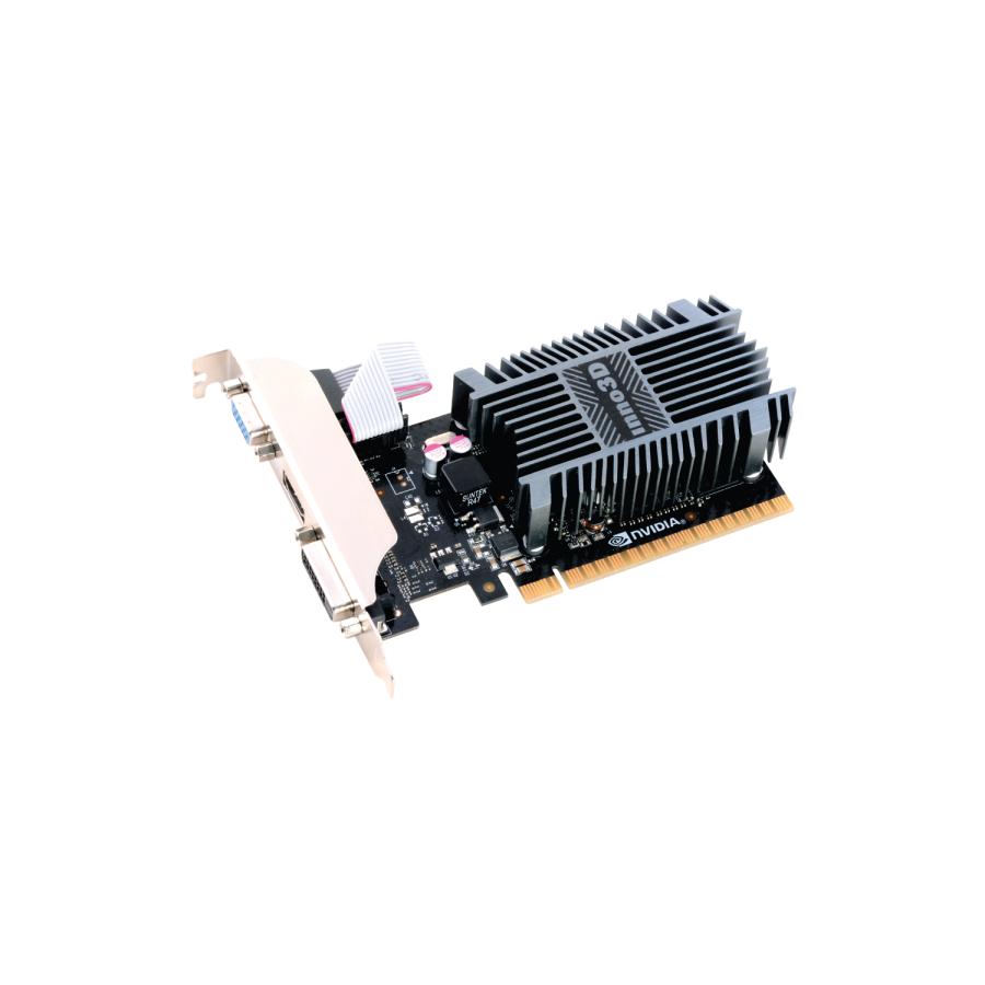 INNO3D N710-1SDV-E3BX GeForce GT710, 2GB SDDR3, 64-bit, 954, 1600,DVI+VGA+HDMI