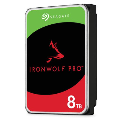 Seagate ST8000NT001 IronWolf Pro HDD, 8 TB, 3.5", 7200 RPM, SATA3, 6 Gbps, 255 MiB/s