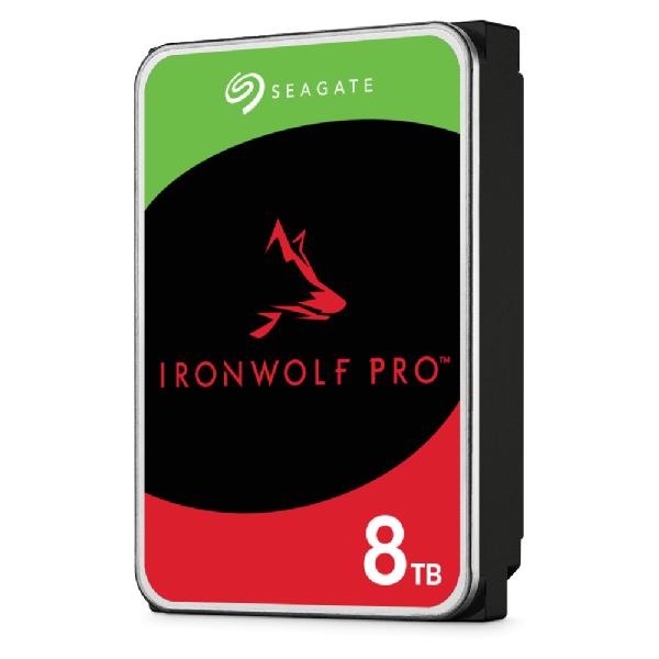 Seagate ST8000NT001 IronWolf Pro HDD, 8 TB, 3.5", 7200 RPM, SATA3, 6 Gbps, 255 MiB/s