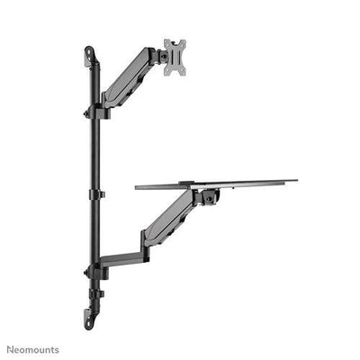 Neomounts DS90-325BL1 DS90-325BL1 Neomounts wall mounted sit-stand workstation
