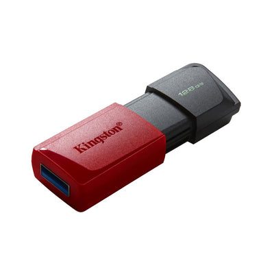 Kingston DTXM/128GB DataTraveler Exodia M, 128 GB, USB 3.2 Gen 1 Type-A, Slide, Black/Red