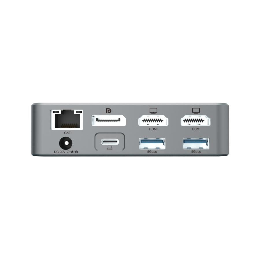 Conceptronic DONN25G 15-in-1 DisplayLink USB 3.2 Gen 2 Docking Station, Triple 4K60Hz, HDMI, DP, USB