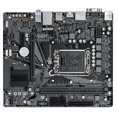 Gigabyte H610M S2H V3 DDR4 H610M S2H V3, Intel LGA1700, DDR4, 3200 MHz, GbE LAN, 4+1+1 Digital VRM