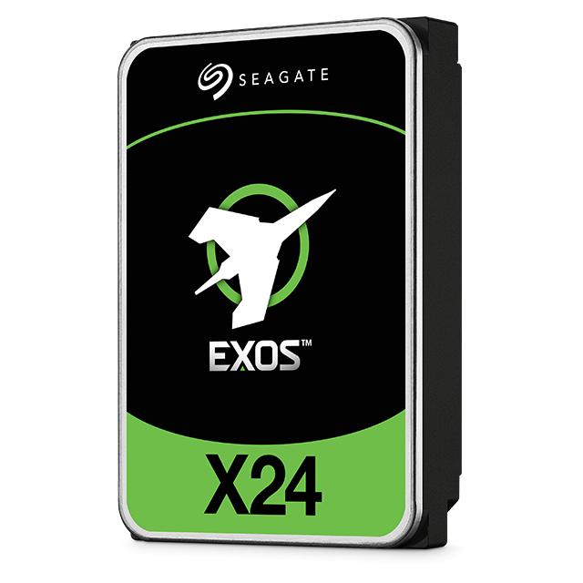 Seagate ST24000NM002H Exos X24 Enterprise HDD, 24 TB, 3.5", SATA3, 7200 RPM