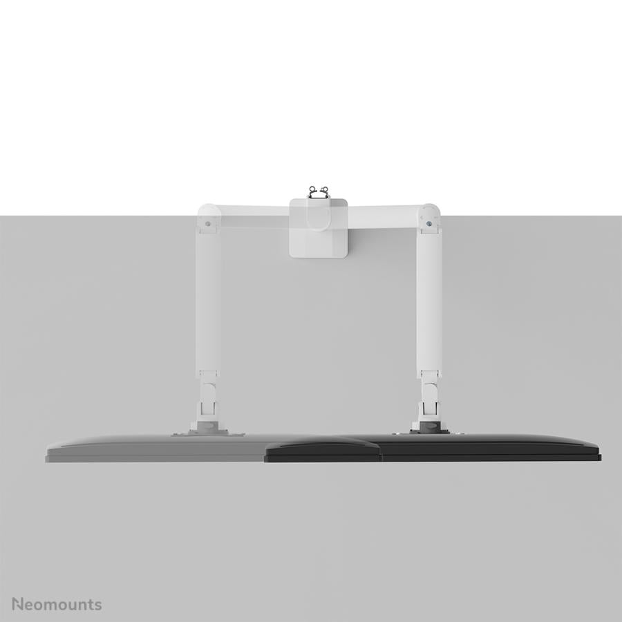 Neomounts DS70-250WH1 desk monitor arm, Clamp/Grommet, 9 kg, 17" - 35", White