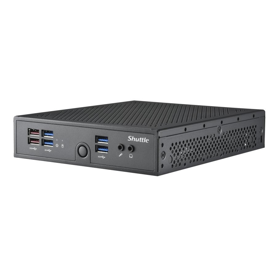 Shuttle PEB-DS50U011 DS50U XPC Slim Barebone, Intel 7305, DDR5, 2x LAN (2.5Gbit + 1Gbit) fanless