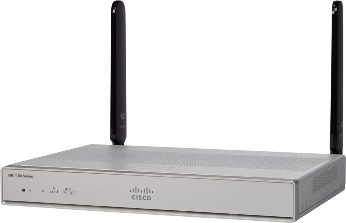 CISCO ISR 1100 | Refurbished | Dual GE WAN Ethernet Router met 8 Poorten | 1 jaar Garantie